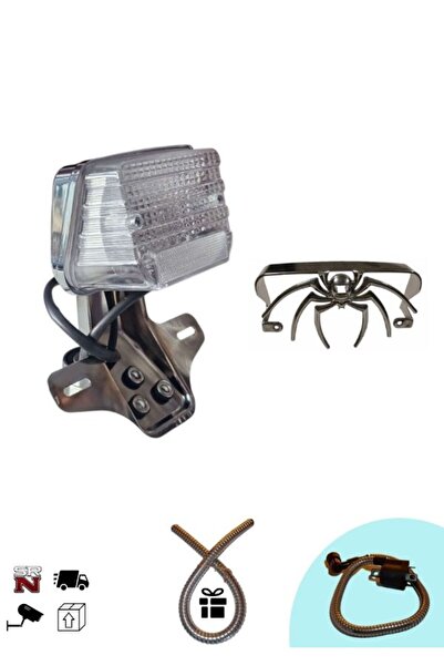 GMS CG Çita Nikel Sac Şeffaf Camlı Arka Stop + Örümcek (+Hdiye buji kablo kıl...