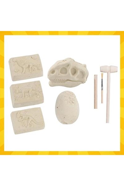 KRUZZEL Set de excavatie Dinozauri, 5 in 1, modele asortat