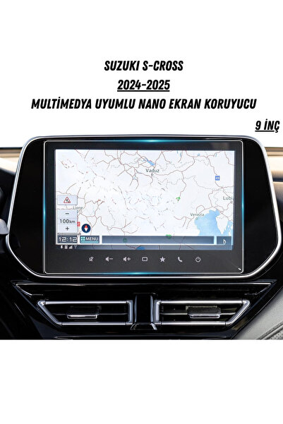 UniqAnatolia Suzuki S-Cross 2025 Navigation and Multimedia Compatible Nano Sc...