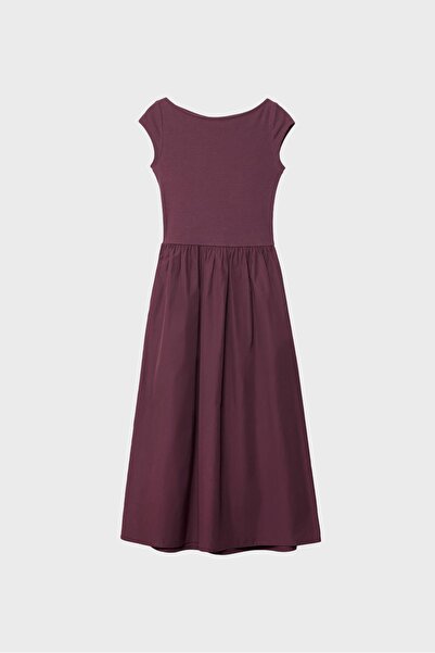 Stradivarius Contrasting midi dress