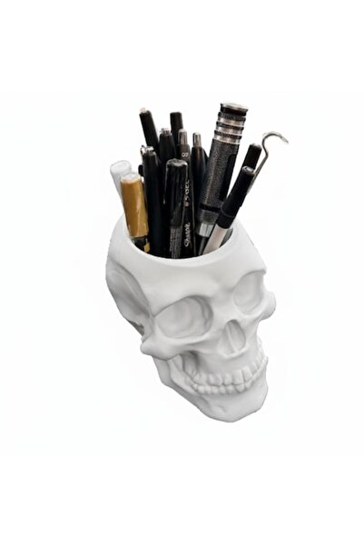 OEM Organizator de birou amuzant cu craniu