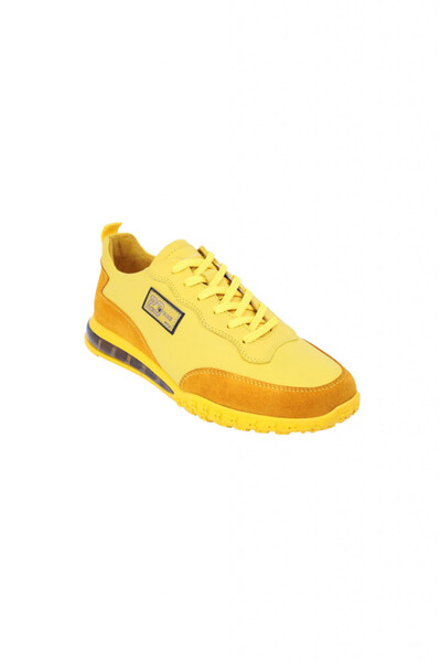 MARCOMEN Men's casual shoes yellow, MARCOMEN, genuine leather - suede, 43