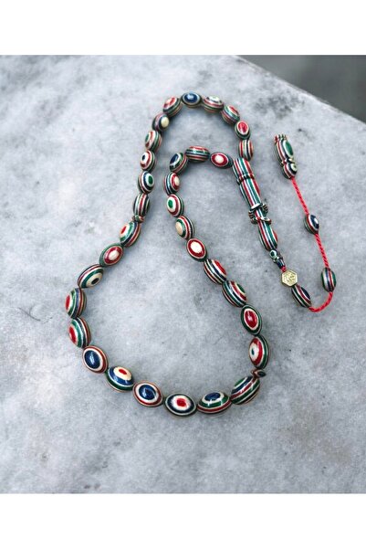 İnan Tesbih Kafur Ağacı Arpa Cut Model Prayer Beads Signed by Master Mustafa ...