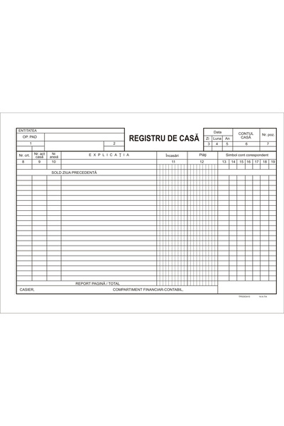 DanyCris A4 horizontal cash register