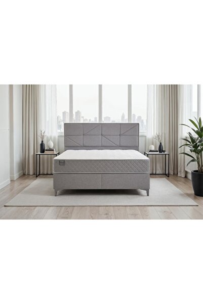 Konfor Yatak Kierra 3'lü Set Baza Başlık Yatak Seti