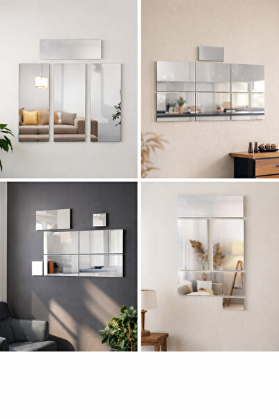 DOGA ONLINE Pleksi Ayna 10x30 cm – Şık ve Modern Duvar Dekoru