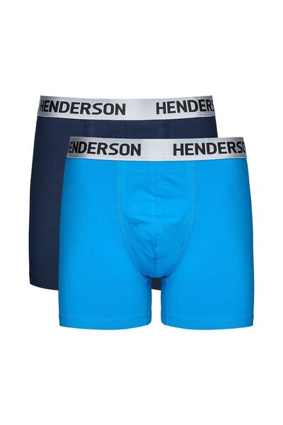 Henderson Men's Classic Boxer Shorts Briefs 2-Pack Longer Leg High Comfort Co...