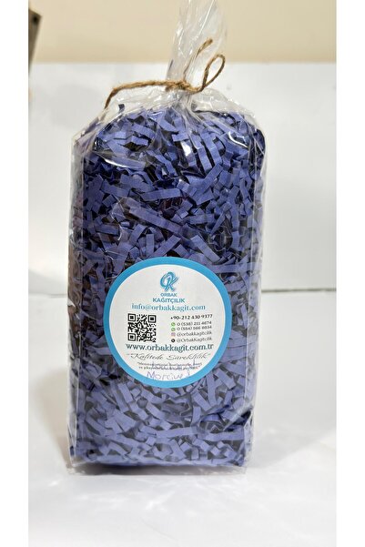 Orbak Kağıtçılık Lacivert Z Zigzag Kırpık Kâğıt 100 gr – Hediye Kutu İçi Dolg...