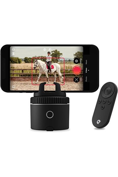 PİVO حامل ثلاثي القوائم لكاميرا السيارة بزاوية 360 درجة للخيول، حامل هاتف محم...