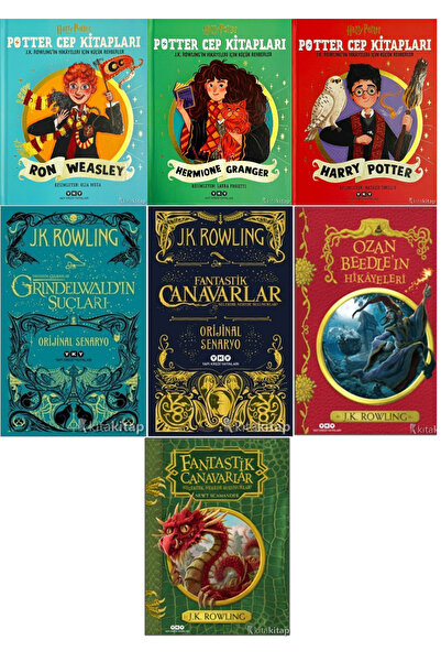 Yapı Kredi Yayınları HARRY POTTER FANTASTİK CANAVARLAR+HARYY POTTER CİLTLİ CE...