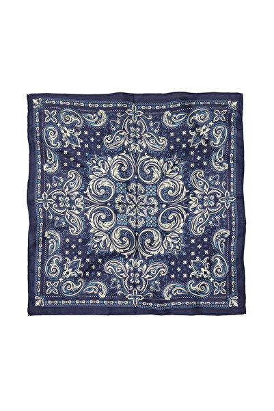 Sultan İpek وشاح/باندانا من القطن والبوليستر بنمط عرقي 60x60 سم