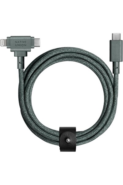 Native Union Belt Cable Duo – 5ft Ultra-Strong Braided Universal Charging Cab...
