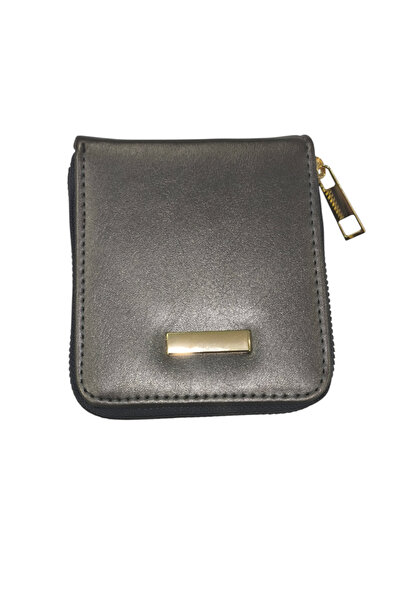 PİRAMİT Yandan Takozlu Wallet Gray