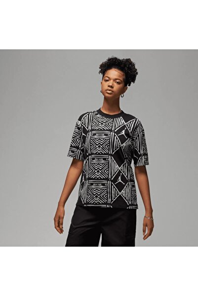 Nike Jordan Kadın Siyah Özel Seri T-shirt