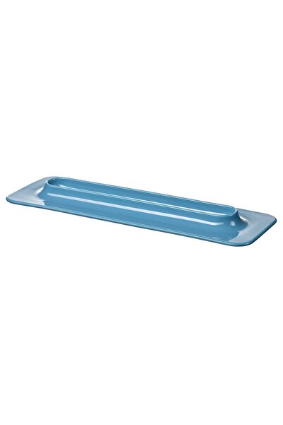 IKEA VINTERFINT Plate, blue, 40 x 14 cm