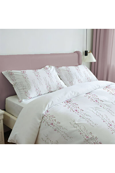 Cottage طقم لحاف مكون من 6 قطع بنقشة الزهور، مقاس كينج 220*240 سم