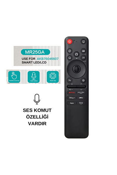 LG Sihirli Kumanda 2025 Smart Tv Uyumlu (MR25GA)