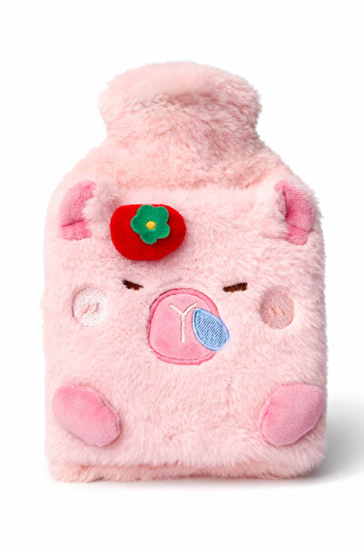 YOYOSO Hot Water Bag with Cute Capybara Figure Pink 800ml