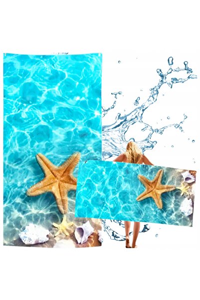 Other Ocean Summer Beach Towel Microfiber Quick-Drying 3D 150x75 cm