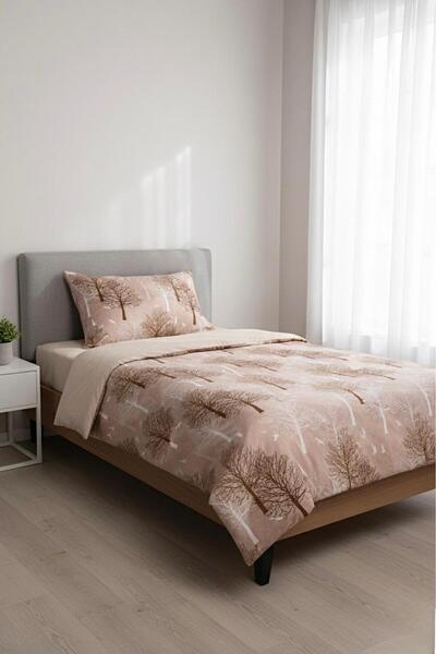 Design of colours Single Bedding Set with Fitted Sheet