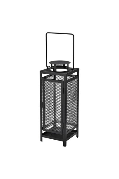 IKEA BERGGRAN Блок фенер за свещи, антрацит, 34 см