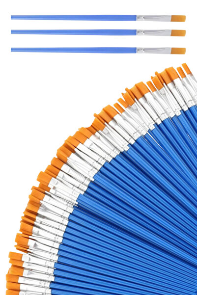 PRİNTOPİA DESİGN 10 Adet Boya Fırçası - Akrilik, Guaj, Sulu Boya Etkinlik Boy...