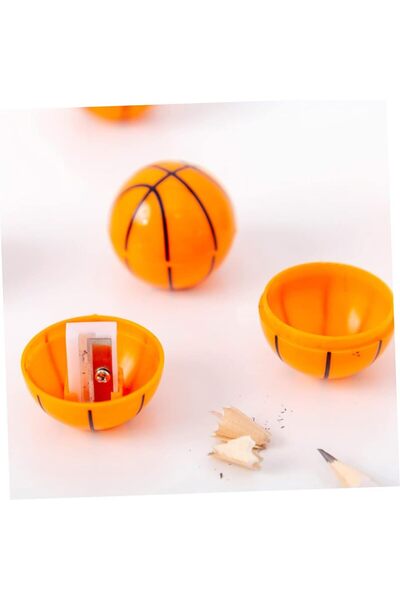 Mikro Basketbol Topu Şeklinde Kalemtıraş 2 Adet