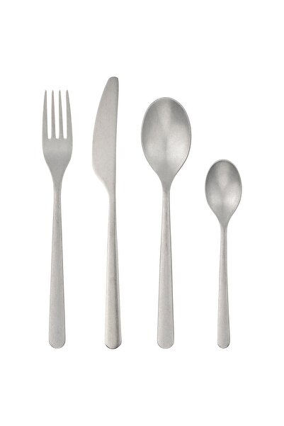 IKEA PRAKTBOTIA Cutlery Set, 16 Pieces, Stainless Steel