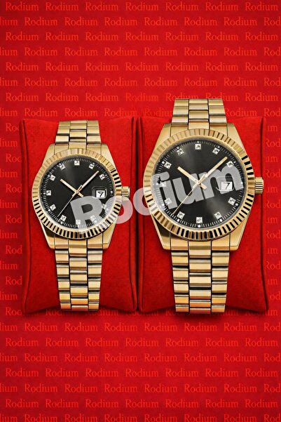 Rodium Lover's Wristwatch Women's Men's Couple's Watch