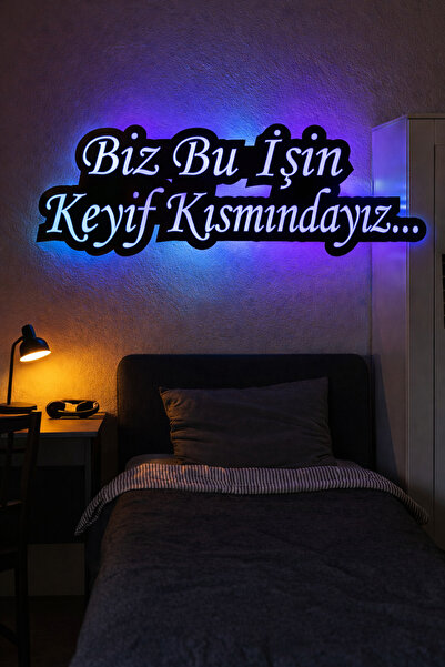 Lucenda LED Işıklı Dekoratif Duvar Tablosu Motivasyon, Atarlı & Anlamlı Söz T...