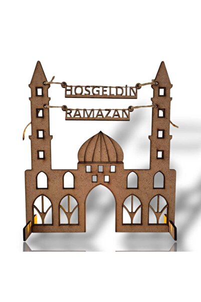 AllFayLazer Ramazan Ayı Temalı Ahşap Boyanabilir Çocuk Okul Atolye Etkinlik B...