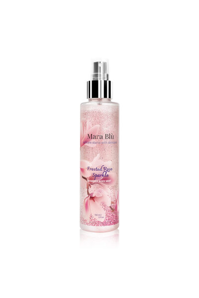 Mara Blu Shimmer Body Mist Frosted Rose Sparkle