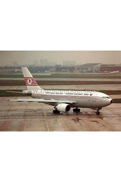 Genel Markalar DAT01149 1/200 Ölçek, Thy, Airbus A310, Retro Şema, Dekal Çıka...