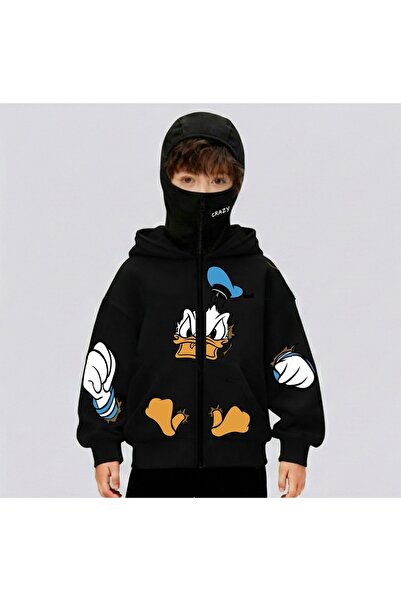 Flaubert Φούτερ Νίντζα με μάσκα χιονιού, Ουνισέξ, με φερμουάρ, Ζακέτα με φερμ...