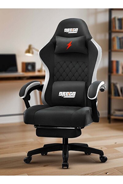 DROGO كرسي ألعاب Throne مع مسند للقدمين ومسند للذراعين ومقعد قابل للتعديل | ك...