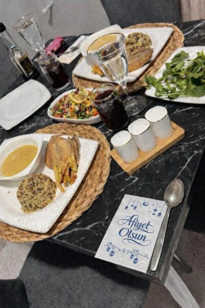 İnci Fix 20 قطعة من مناديل التقديم ذات الطابع الرمضاني مع كتابة "بارك الله في...