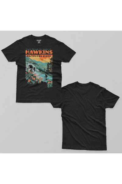 Crazy Hawkins National Park Stranger Things Men's T-Shirt