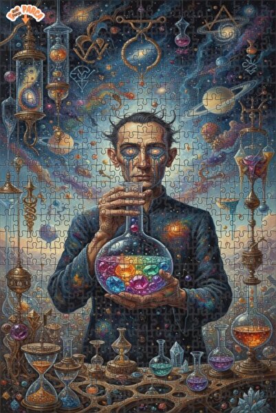 Teona Ahşap Mysterious Science Man's Cosmic Crystal Experiment Double-Decker ...