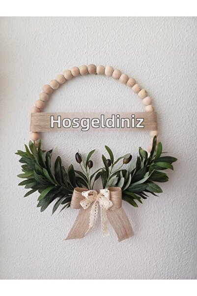 Okaliptus Tasarım هدية لتزيين الحائط على شكل باب على شكل فرع زيتون مطرز بالخر...