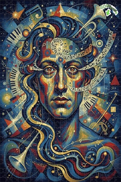 Teona Ahşap لغز خشبي مؤطر بطبقتين بمظهر زيت الدهان السيمفاوني 800 قطعة 70x50