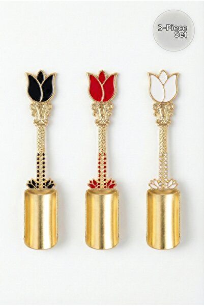 EMBazaar Multi-Purpose Gold Mixed Color Spice and Coffee Measuring Spoon with...