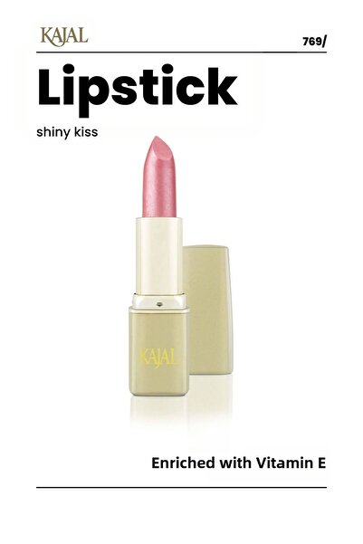 KAJAL أحمر شفاه مرطب ناعم الملمس ذو لمعة لؤلؤية – أحمر شفاه حريري مرطب من سيل...