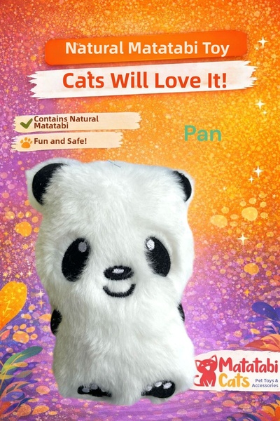 MATATABİ CATS لعبة القطط المخملية من PAN - لعبة ممتعة للقطط تحتوي على ماتاتاب...