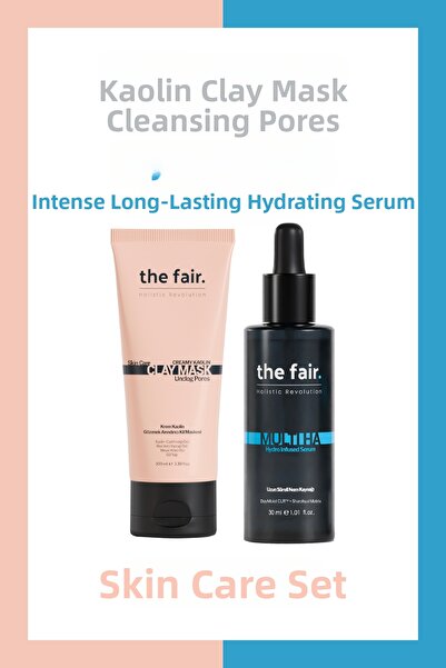 the fair. .قناع الطين المضاد للمسام ومصل الترطيب المكثف