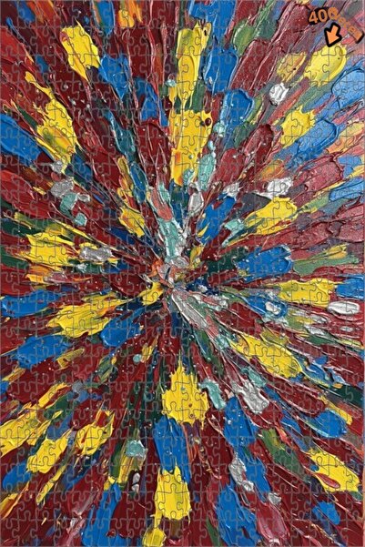 Teona Ahşap لغز خشبي ملون بالزيت على شكل لوحة فنية 400 قطعة 35x35