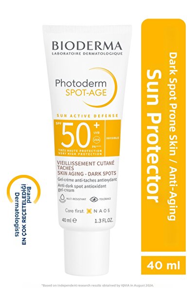 Bioderma Photoderm Spot Age SPF50+ Cremă solară cu protecție ridicată împotri...