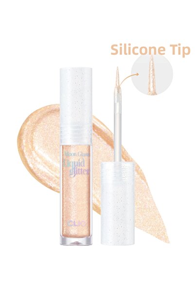 CLIO Clio Moon Glass Liquid Glitter - Luminous and Clear, Sweet Cloud (02 Moo...