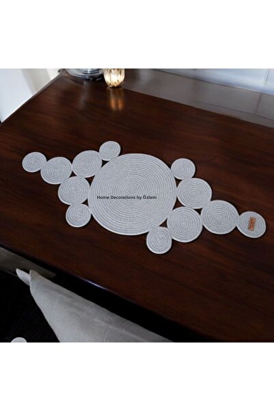 home decors by özlem Wicker Decorative Tablecloth - Organizer Runner