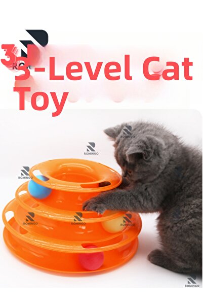Romingo لعبة القطط ذات 3 طبقات هي المفضلة الجديدة لقطتك! لعبة تفاعلية للقطط