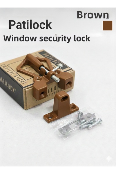 PATİDOOR Safety Lock for Sliding Windows and Doors.Burglar Lock Child Safety ...